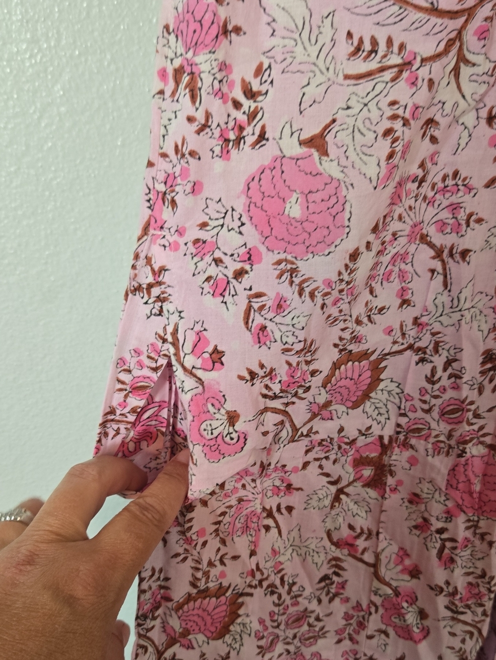 SLV Sur La Vague | NWT Pink Primrose Cap Sleeve Mini Dress One Size - Picture 6 of 12